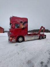 camion ampliroll Scania R500 Show Truck 6x2 koukkulaitteella