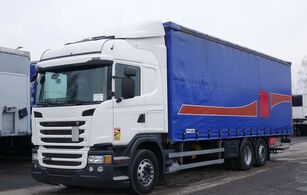camion bâché Scania G 320 6X2 / FIRANKA/ STANDARD / AUTOMAT / EURO 6 / OŚ PODNOSZONA