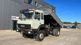 camion-benne IVECO Magirus 170 - 25 (4X4 / GRAND PONT / LAMES / V8)