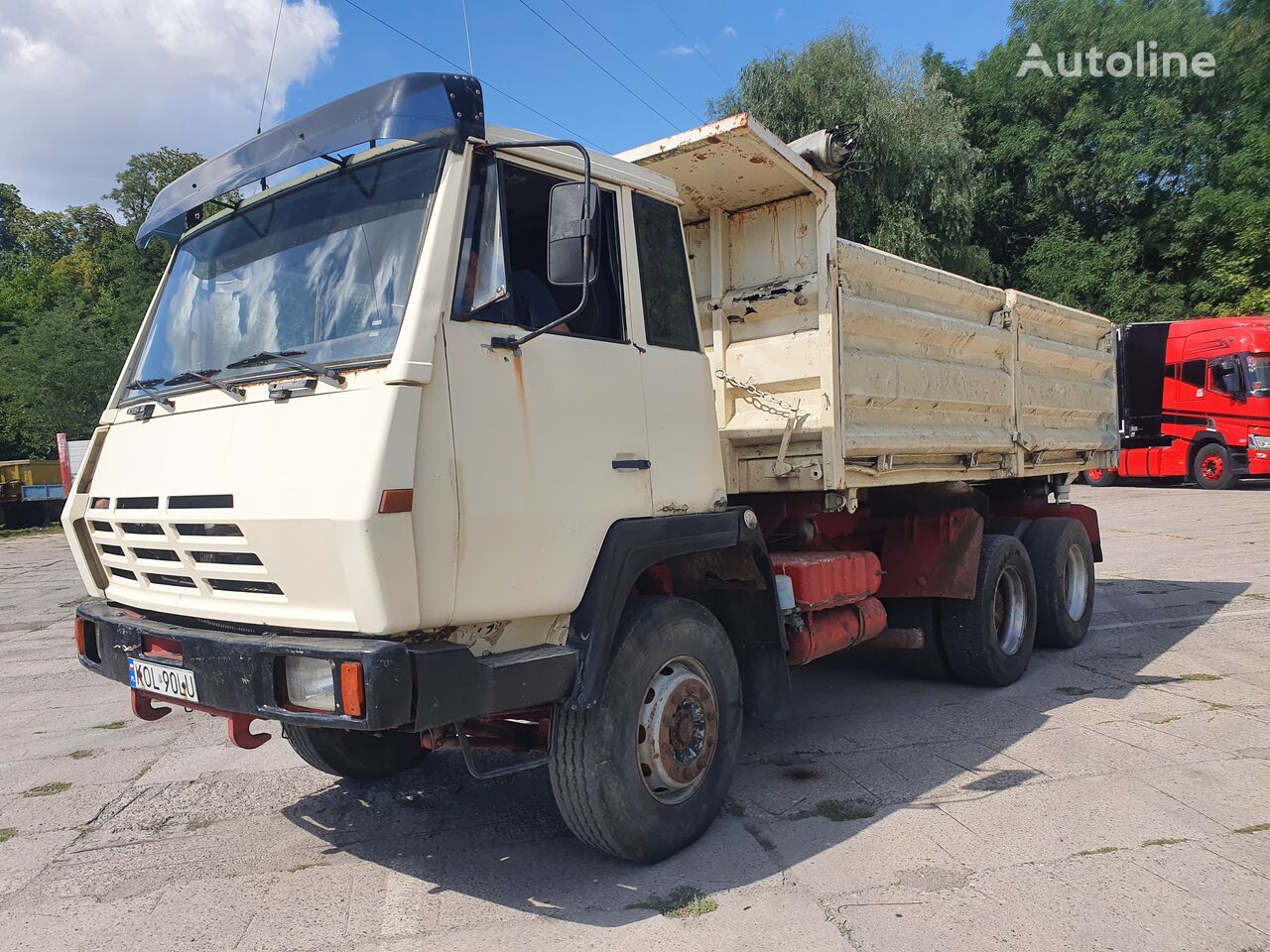 camion-benne Steyr 32S31