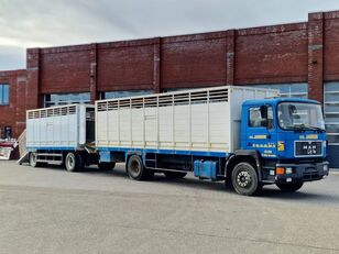 camion bétaillère MAN 19.372 4x2 Livestock Guiton - Truck + Trailer - Manual gearbox -