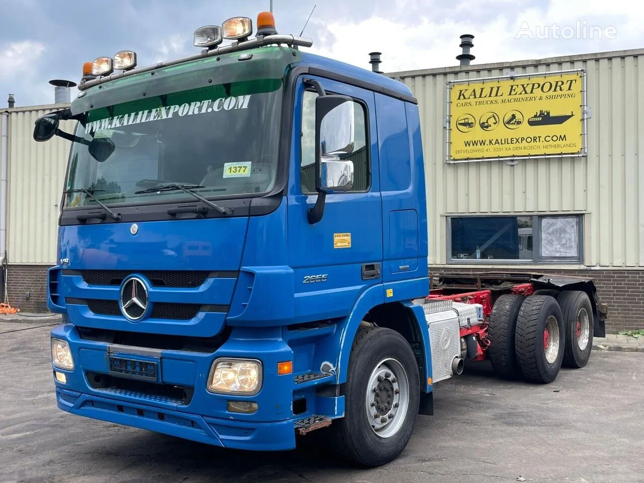 camion châssis Mercedes-Benz Actros 2655 MP3 Heavy Duty Tractor Chassis 6x4 V8 EPS Big Axle R
