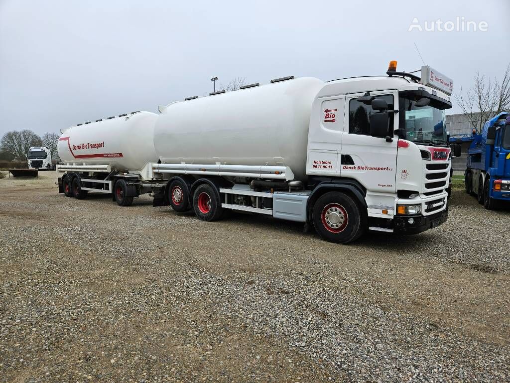 camion-citerne Scania R520 6x2 //V8// Silo - Pellets // 26.000 liter