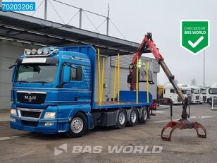 camion forestier MAN TGX 35.540 8X4 Epsilon Z-Crane Tree Transport Euro 5