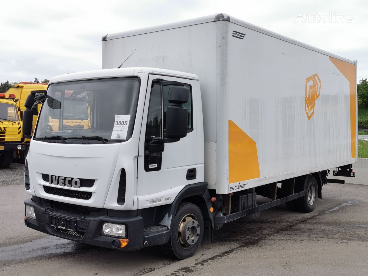 camion fourgon IVECO 75E18 EEV