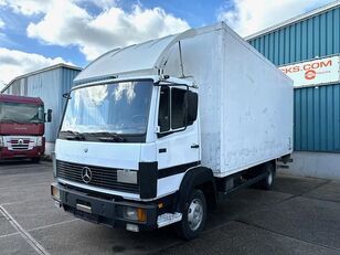 camion fourgon Mercedes-Benz LK 814 6-CILINDER WITH PLYWOOD BOX (FULL STEEL SUSPENSION / MANU