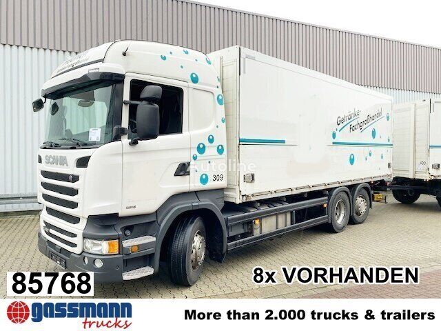 camion fourgon Scania R450 LB 6x2-4 Getränkekoffer, Retarder