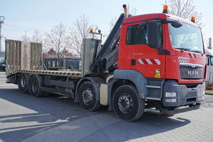 camion porte-voitures MAN TGS 35.360 E5 EEV 8×2 / HDS HIAB XS 166 HIDUO / Tow truck