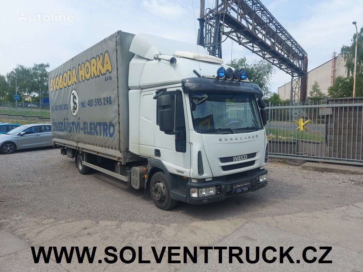 camion rideaux coulissants IVECO Eurocargo 75E18, Euro 4