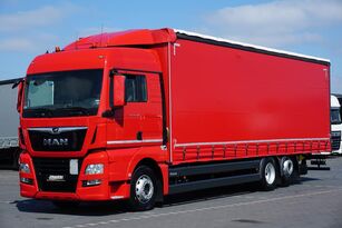 camion rideaux coulissants MAN TGX / 26.360 / ACC / E 6 / FIRANKA / 23 PALETY / DŁ. 9,4 M