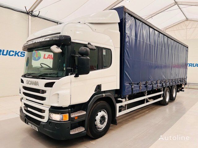camion rideaux coulissants Scania P280 6x2 10 Tyre Rear Lift Curtainsider