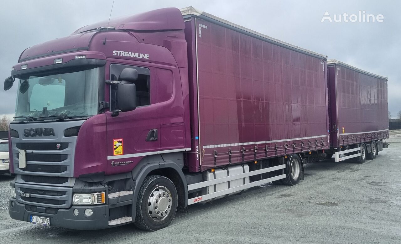 camion rideaux coulissants Scania R410
