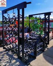 régénérateur de prairie Metal-Technik Włóka łąkowo-polowa 6m Wiesenegge 6m/Heavy meadow field drag 6 / neuf