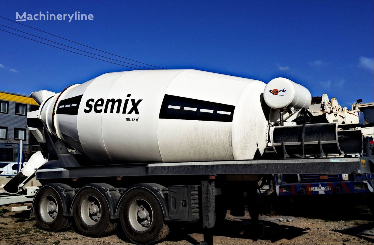 semi-remorque malaxeur Semix 12 m³ Mixer Semi Trailer neuf