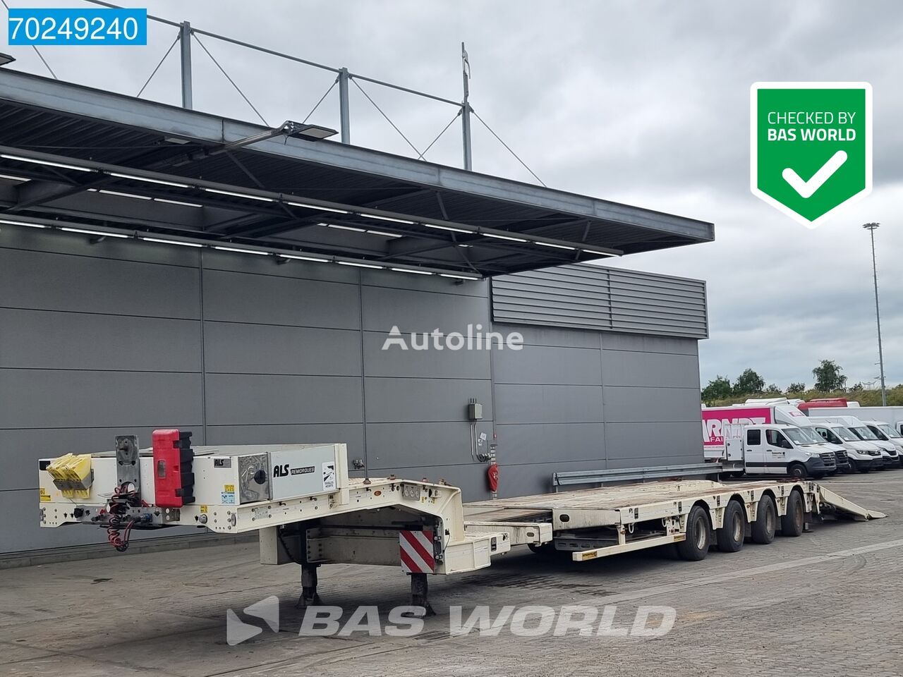 semi-remorque porte-engins Faymonville F-S44-1BBY 4 axles Ausziehbar Lift+ 3xLenkachse