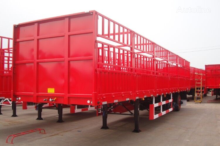 semi-remorque pour le transport de céréales 3 axles 30t ,40t fence cargo semitrailer neuf