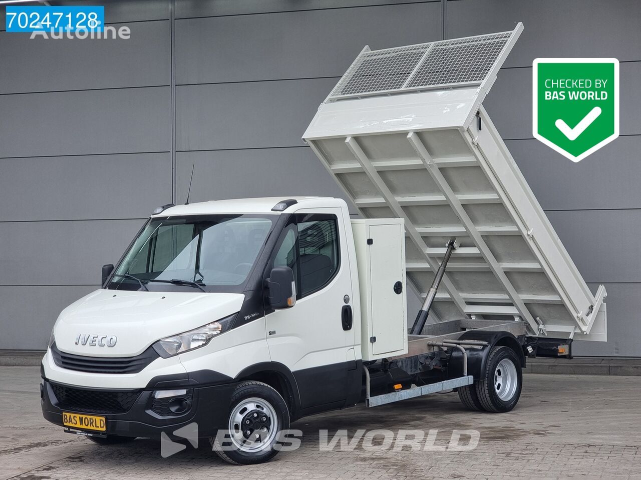 camion-benne < 3.5t IVECO Daily 35C12 Carte Gris - Euro6 Kipper met kist 3500kg trekhaak T