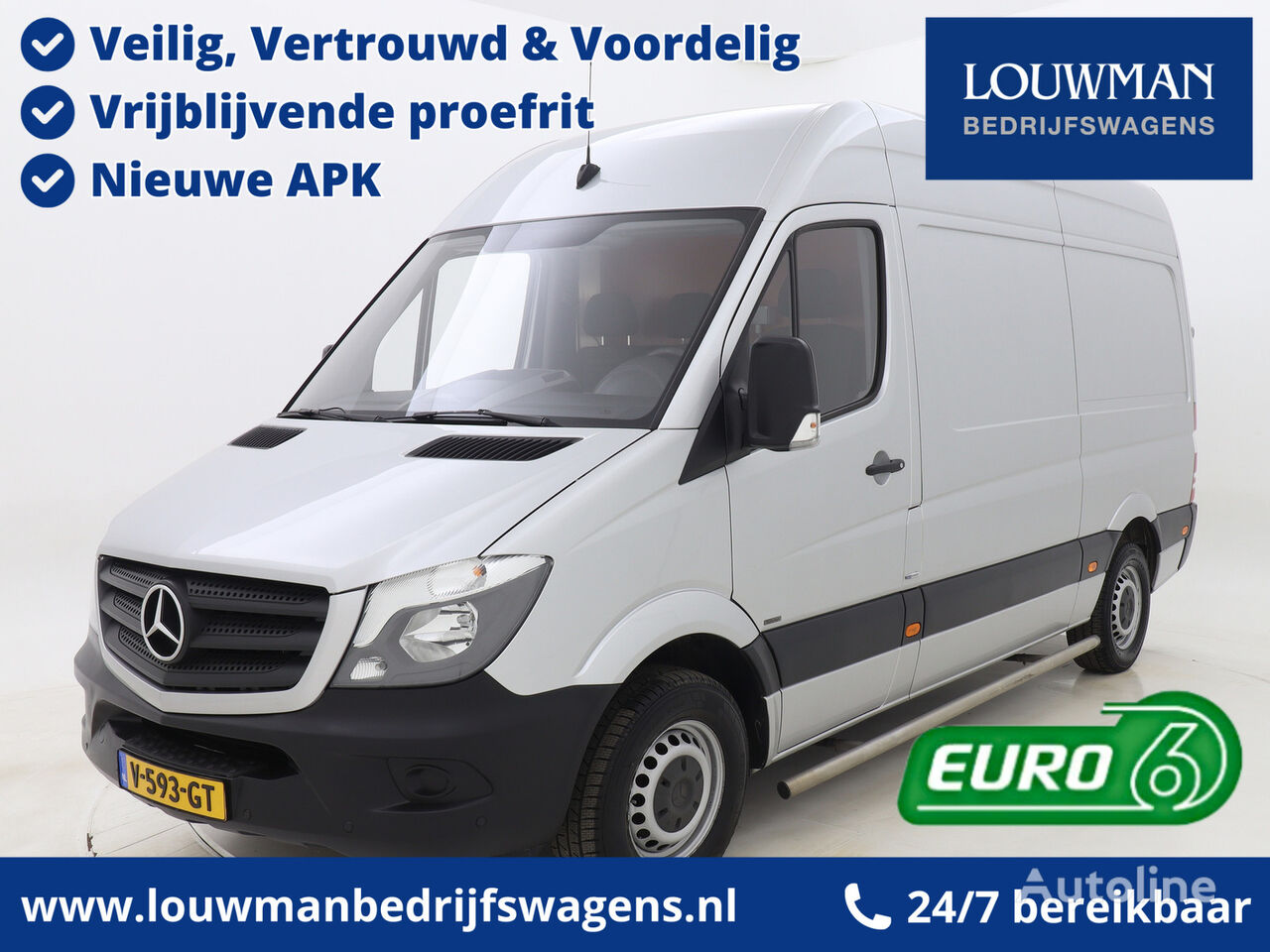 fourgon utilitaire Mercedes-Benz Sprinter 314 2.2 CDI L2H2 7G-Automaat Inrichting Cruise Control